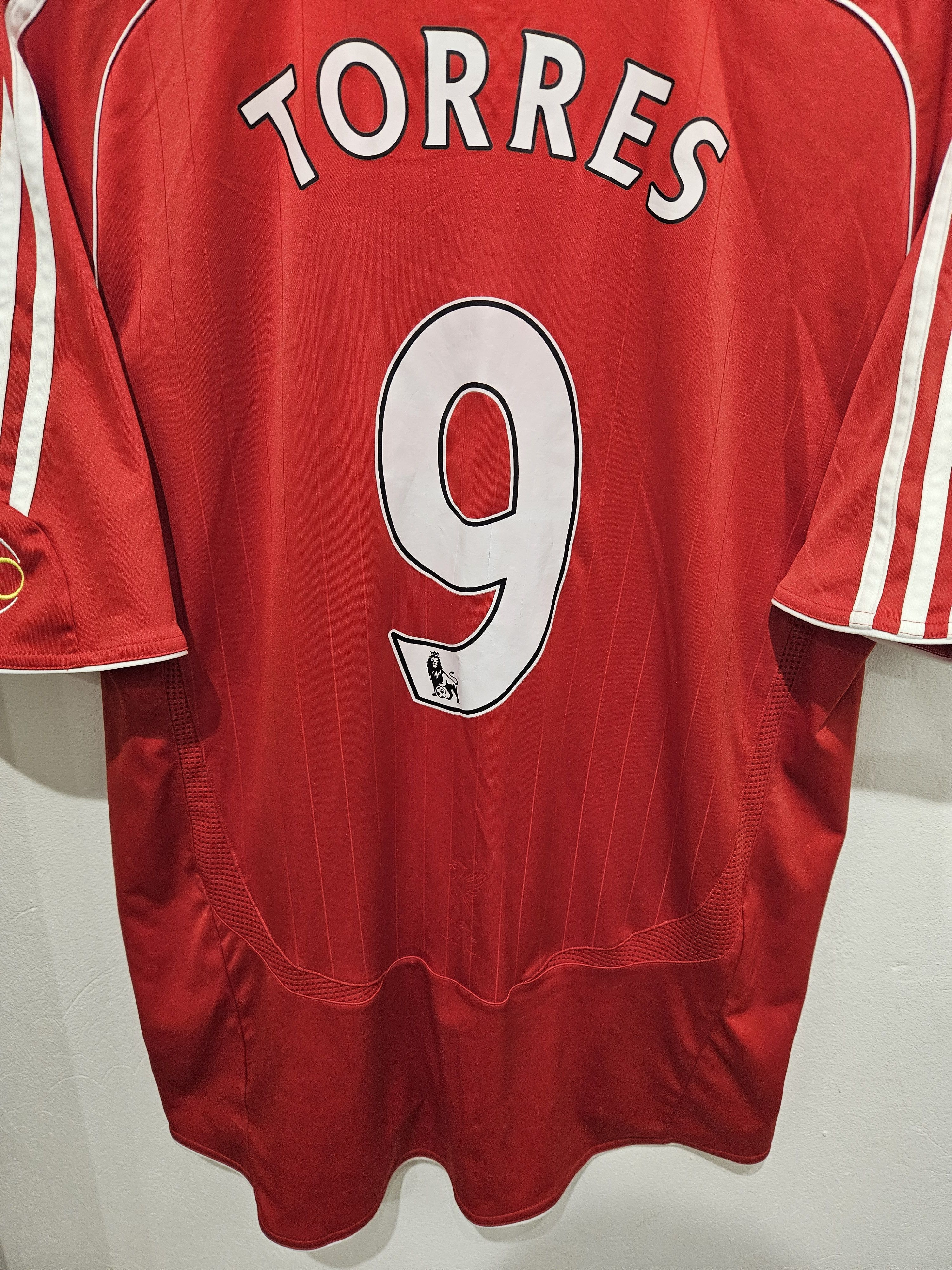 Adidas TORRES LIVERPOOL FC 2007 2008 SIZE M/L ADIDAS JERSEY Size US L / EU 52-54 / 3 - 3 Thumbnail