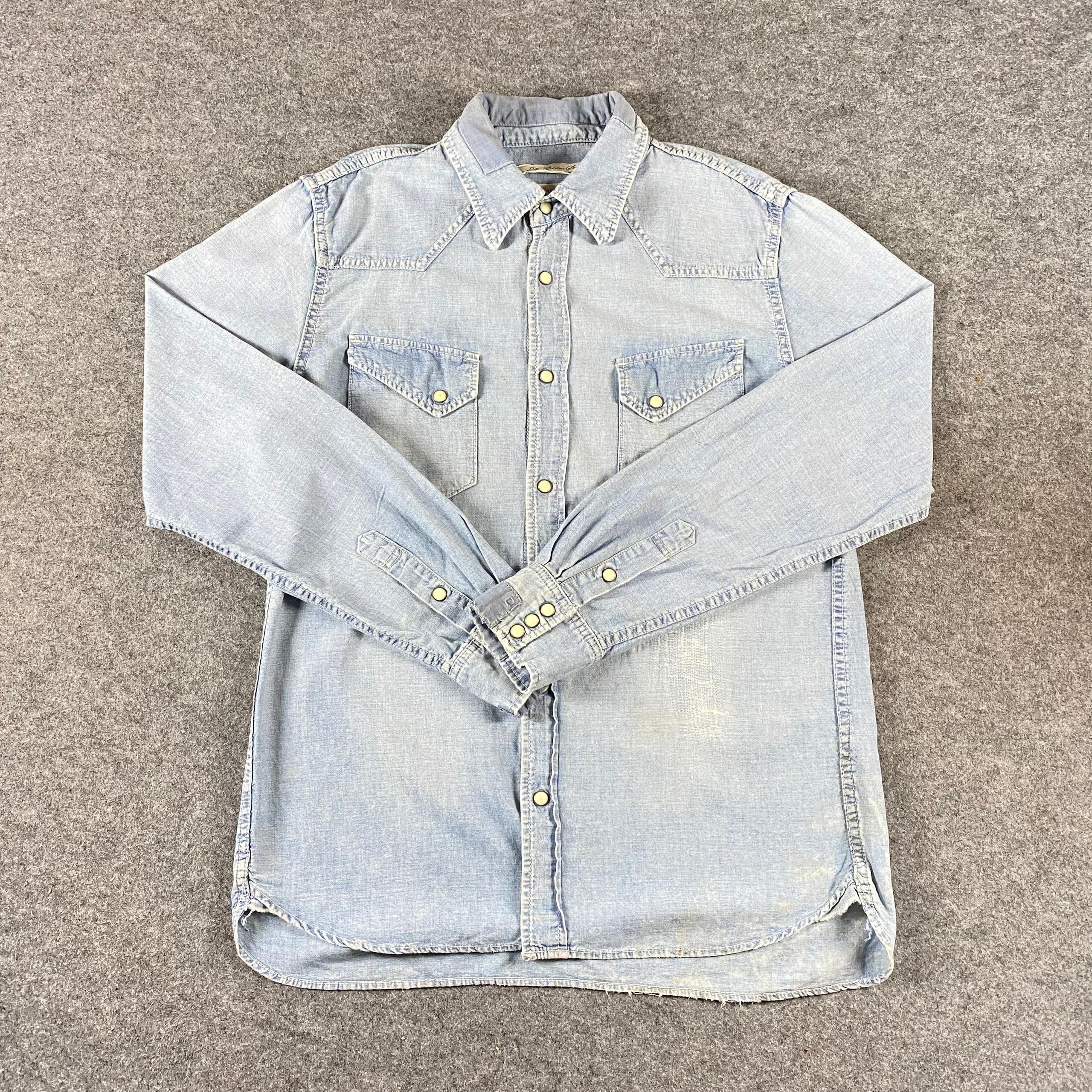 Japanese Brand Vintage The Golden State Denim Jacket Size US L / EU 52-54 / 3 - 3 Thumbnail