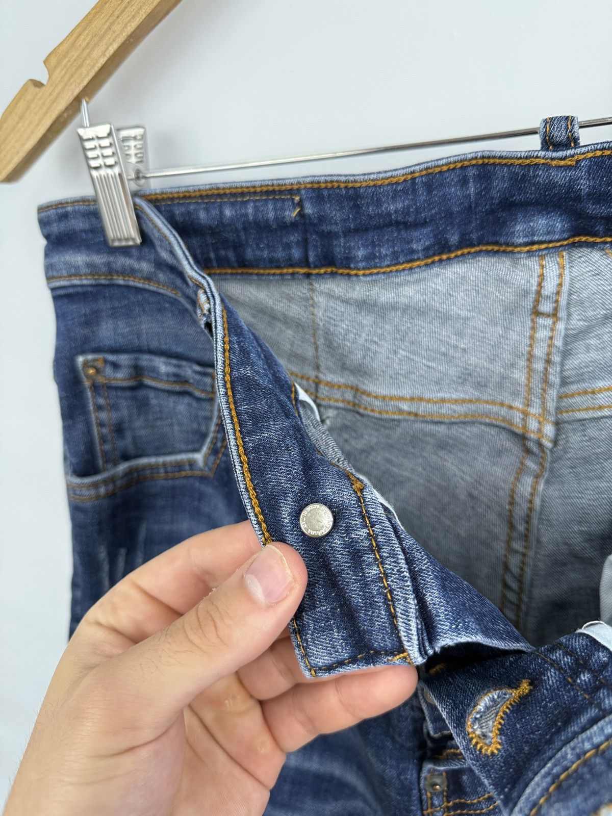Dsquared2 🇮🇹 Dsquared2 Caten Twins Jeans Made In Italy Y2K Rare Retro Size US 34 / EU 50 - 12 Thumbnail