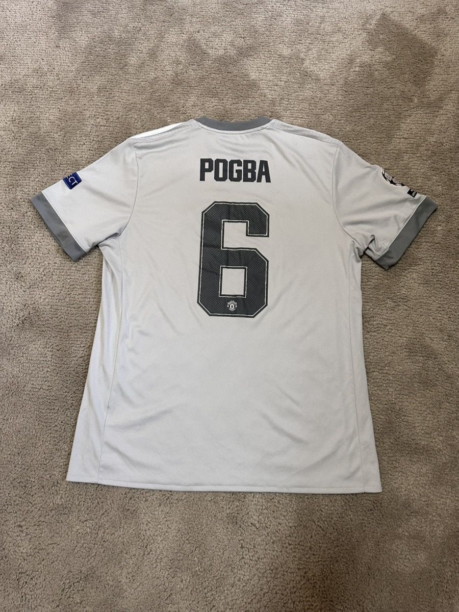 Adidas Pogba #6 Manchester United 2017/18 3Rd Football Shirt Jersey Size US L / EU 52-54 / 3 - 8 Thumbnail