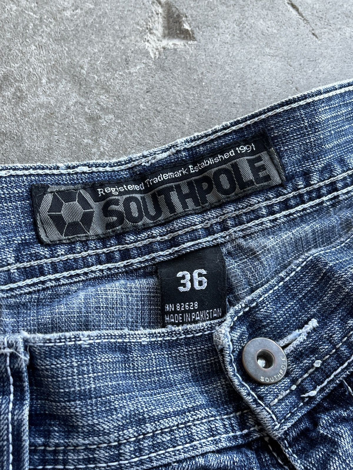 Southpole Vintage Baggy South Pole Jeans (unisex) Size US 36 / EU 52 - 16 Thumbnail