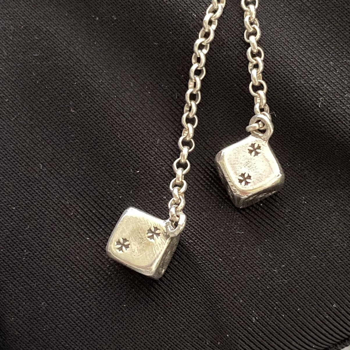 Chrome Hearts Chrome Hearts CH PLUS POST DICE Left Side earring silver Size ONE SIZE - 12 Thumbnail