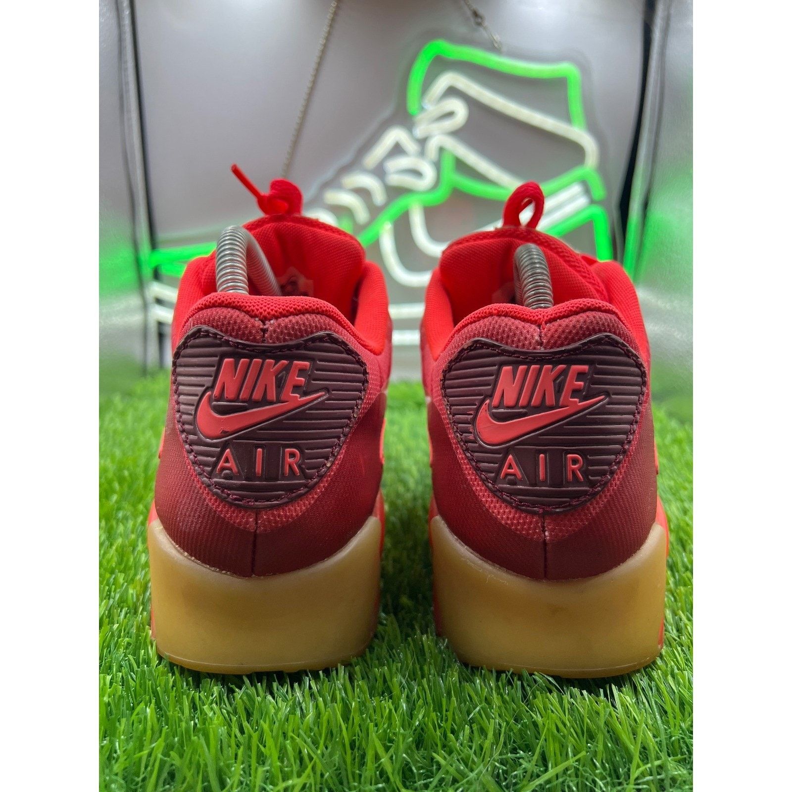 Nike Nike Air Max 90 Ice Crimson Red Jacquard Knit Men's 8 Size US 8 / EU 41 - 5 Thumbnail