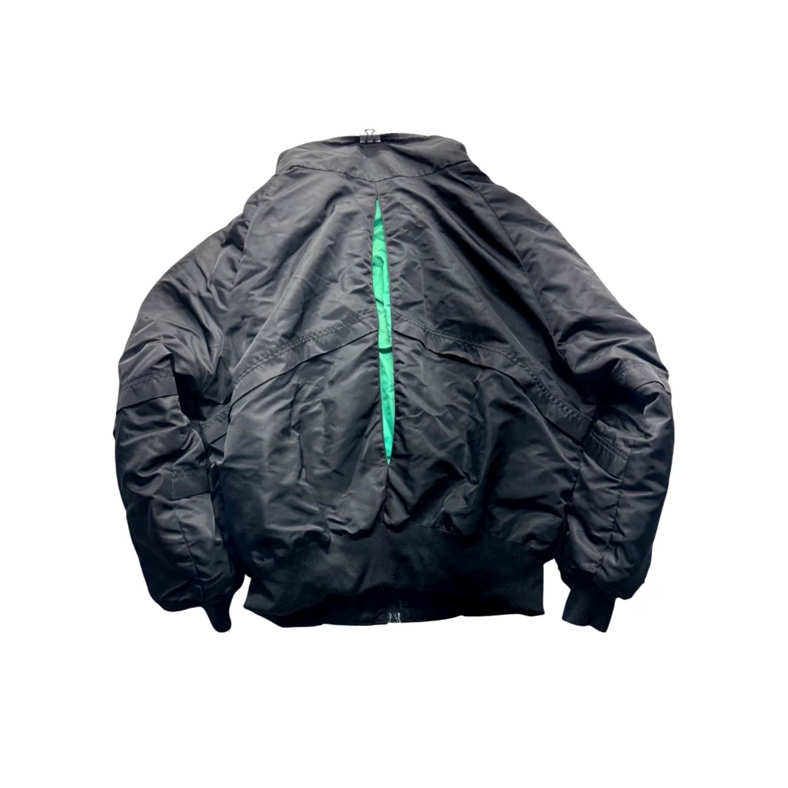 Vintage VINTAGE Arctic Cat Arcticwear Bomber Jacket Nylon Insulated L Black Mens Size US L / EU 52-54 / 3 - 2 Thumbnail