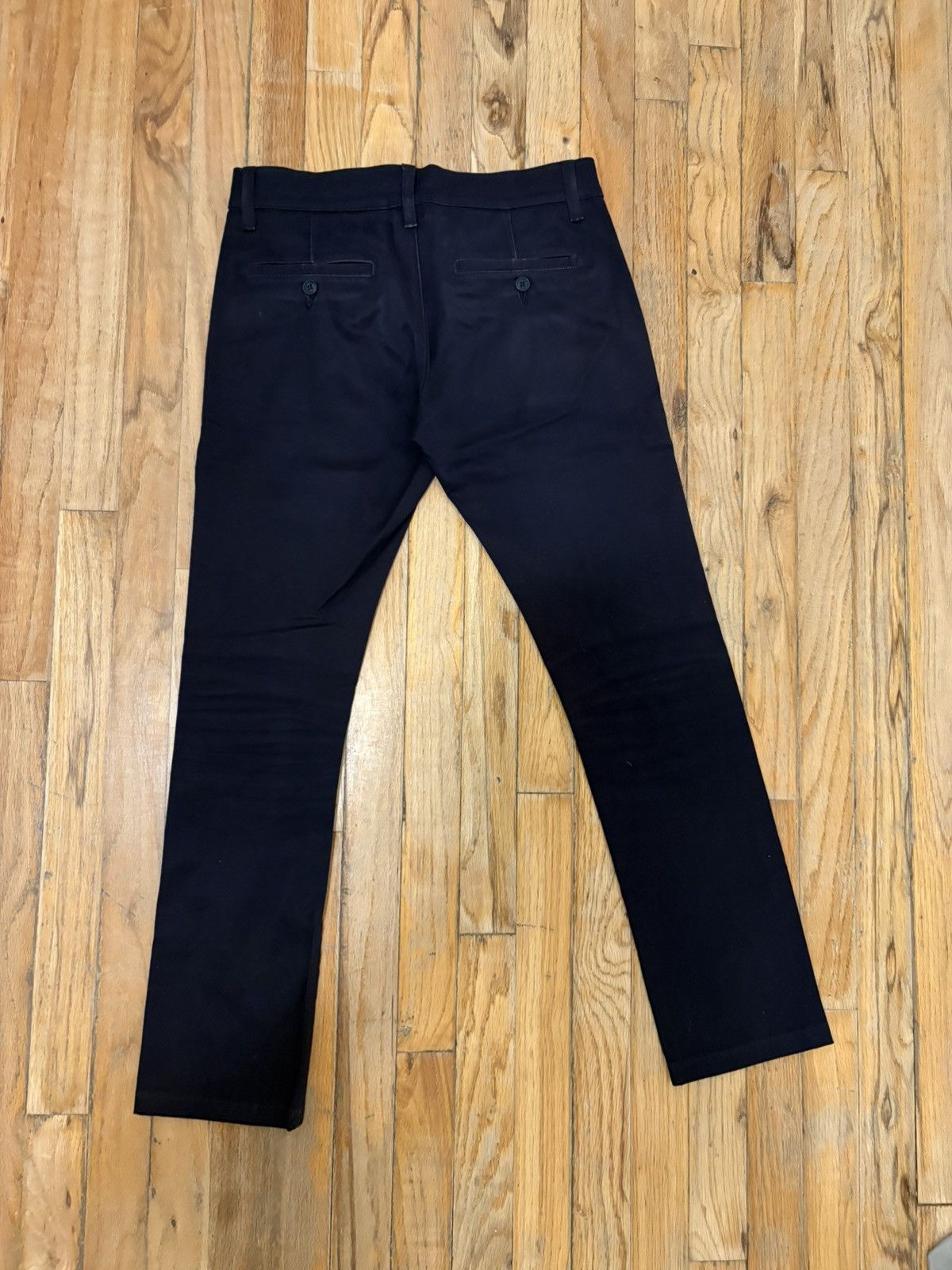 Saint Laurent Paris Saint Laurent Classic Navy Blue Slim Cotton Chino Size US 28 / EU 44 - 2 Thumbnail
