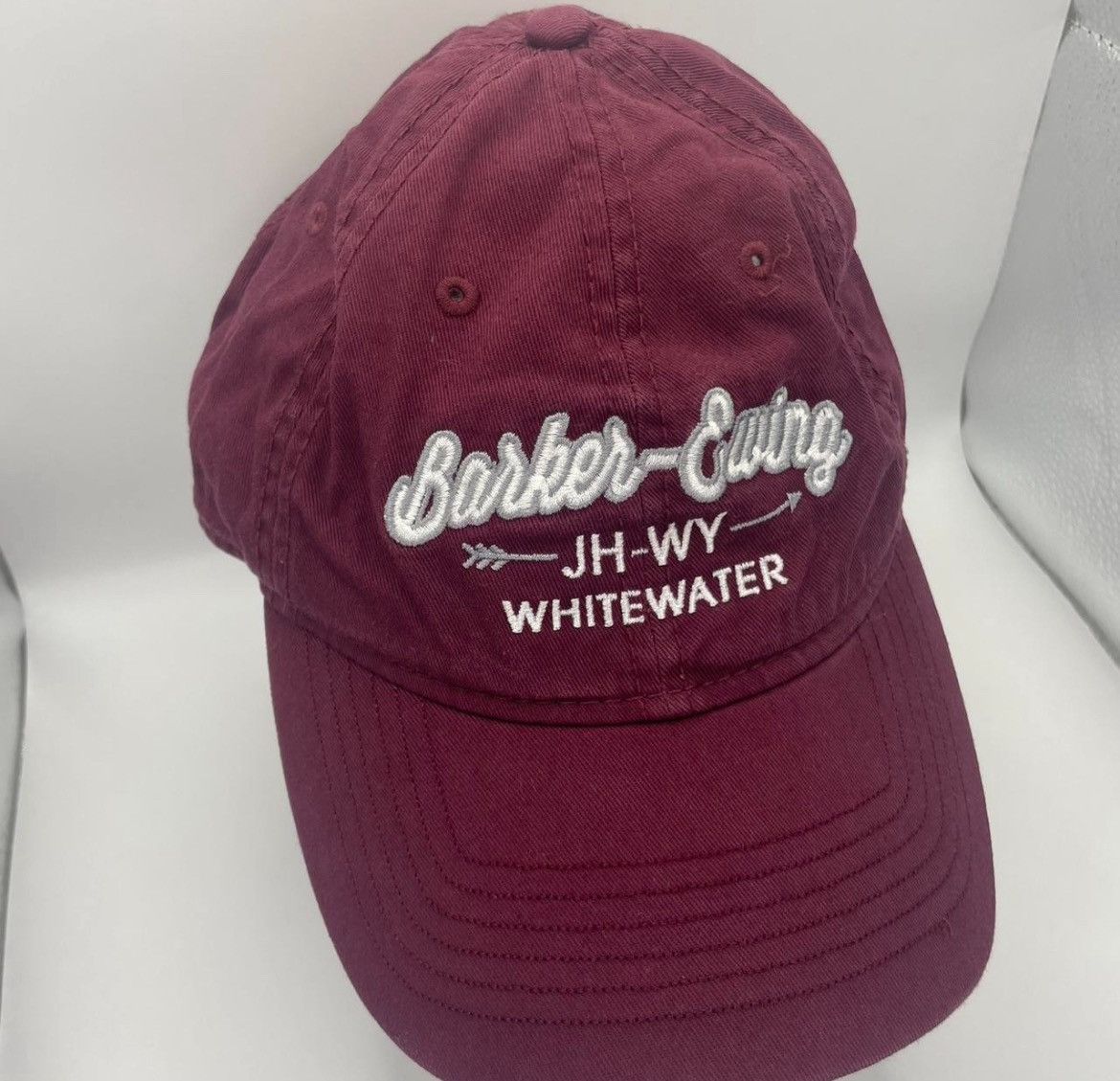 Other Barker-Ewing JH-WY Whitewater Maroon Baseball Cap OURAY Size ONE SIZE - 2 Thumbnail
