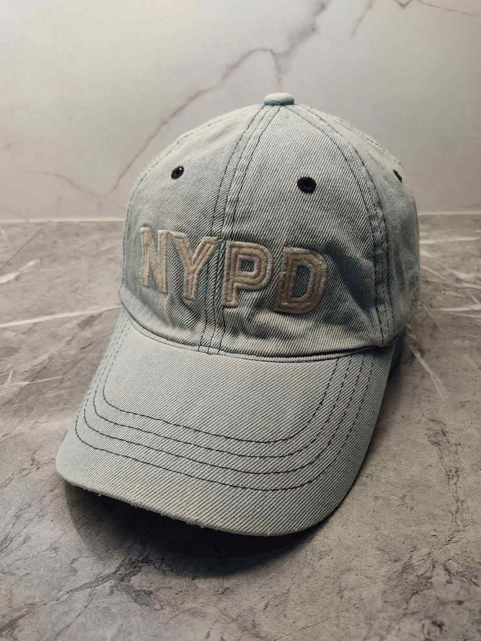 Vintage NYPD Denim Style Cap Hat Size ONE SIZE - 1 Thumbnail