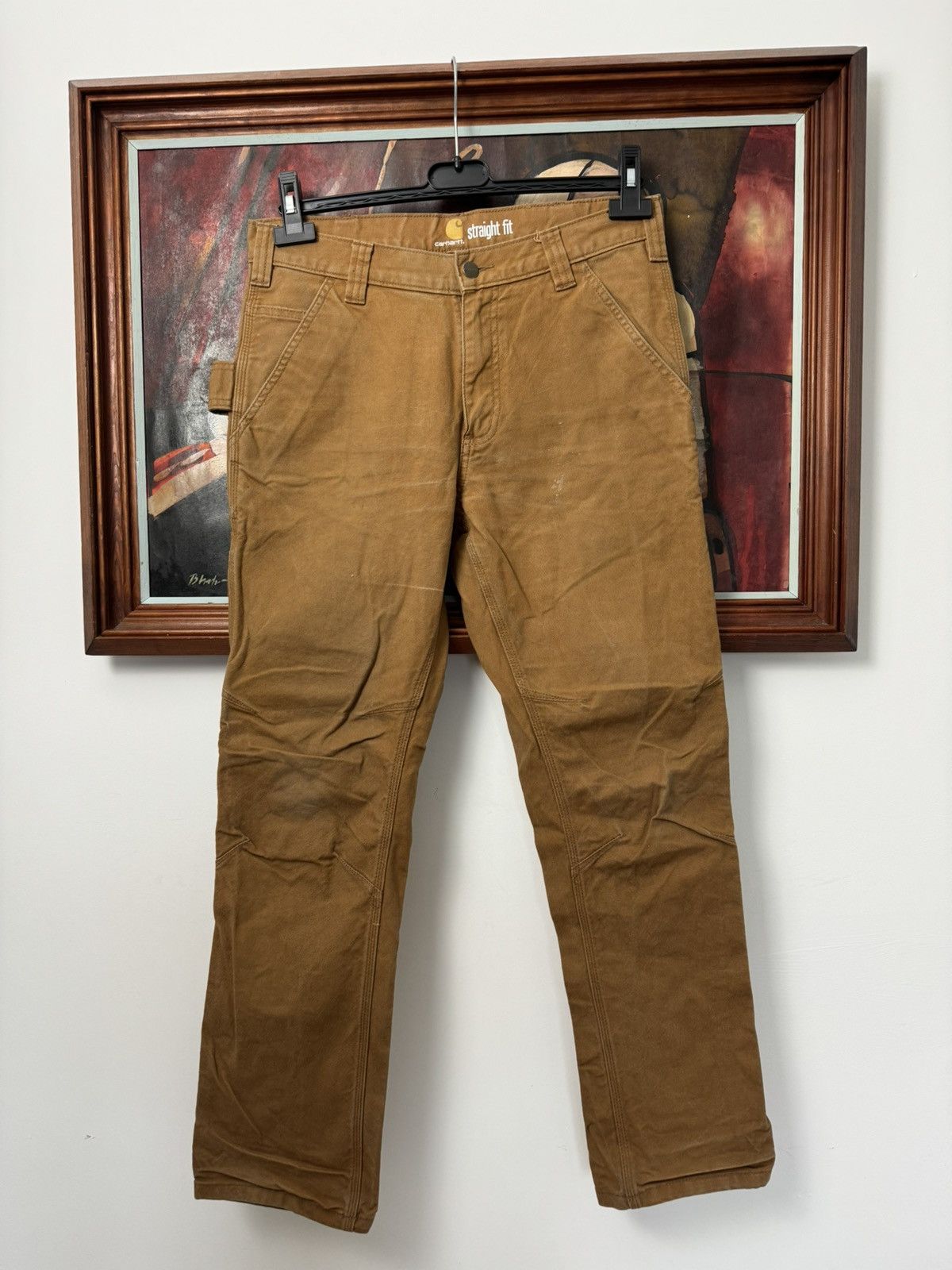Carhartt Vintage Carhartt Single Knee Brown Rare Work Pant Y2k Size US 32 / EU 48 - 2 Thumbnail