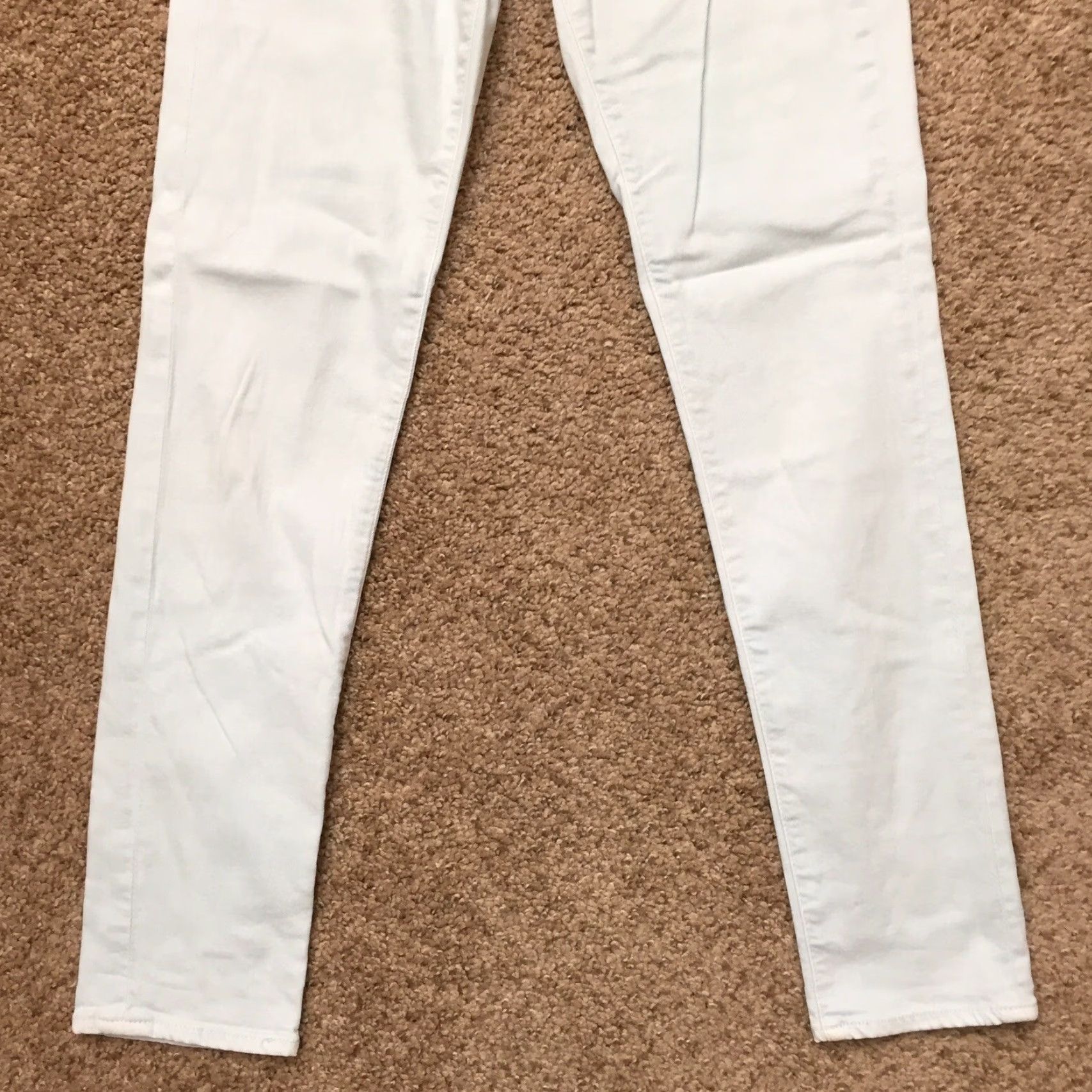 Denime AG Adriano Goldschmied Jeans Skinny Low Rise 27 Light Wash Denim Women/Regular Size 27 Inseam 28" Slim Legging Ana 5" leg opening Size 27" / US 4 / IT 40 - 3 Thumbnail