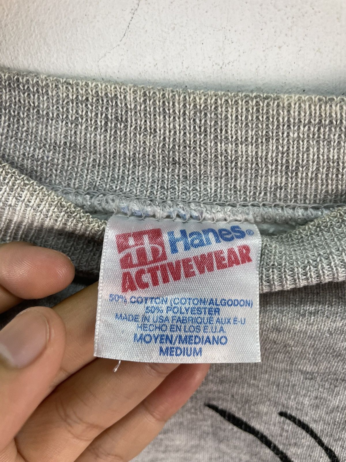 Cartoon Network × Hanes Vintage 90s Hanna Barbera Sweatshirt The Flintstones Size US M / EU 48-50 / 2 - 2 Thumbnail