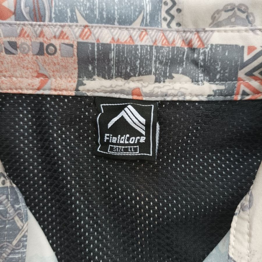Japanese Brand Fieldcore japan fullprint nylon casual camp shirt Size US XL / EU 56 / 4 - 3 Thumbnail