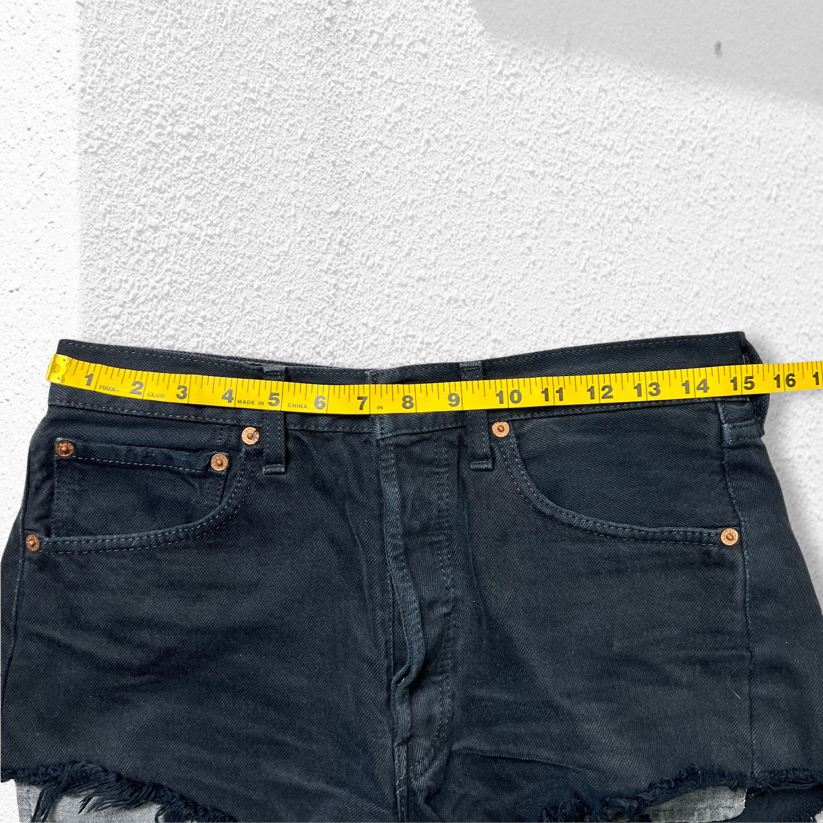 Levi's Vintage Levi's 501 Cutoff Denim Shorts Distressed Blue 31 Size 31" - 10 Thumbnail