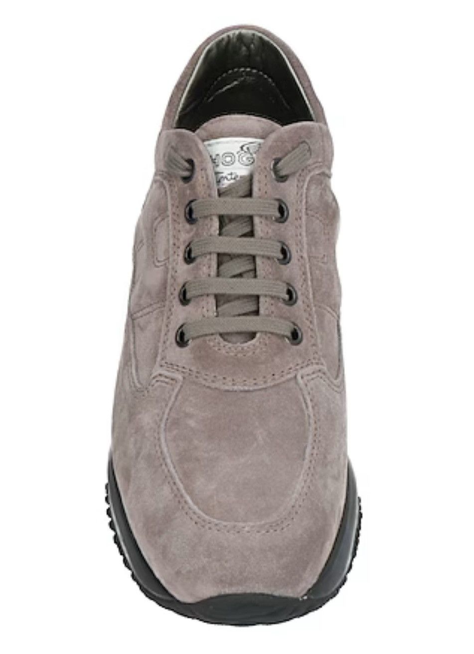 Hogan Hogan Women Solid Grey Interactive LaceUp Trainer Sneakers Size US 9 / IT 39 - 15 Thumbnail
