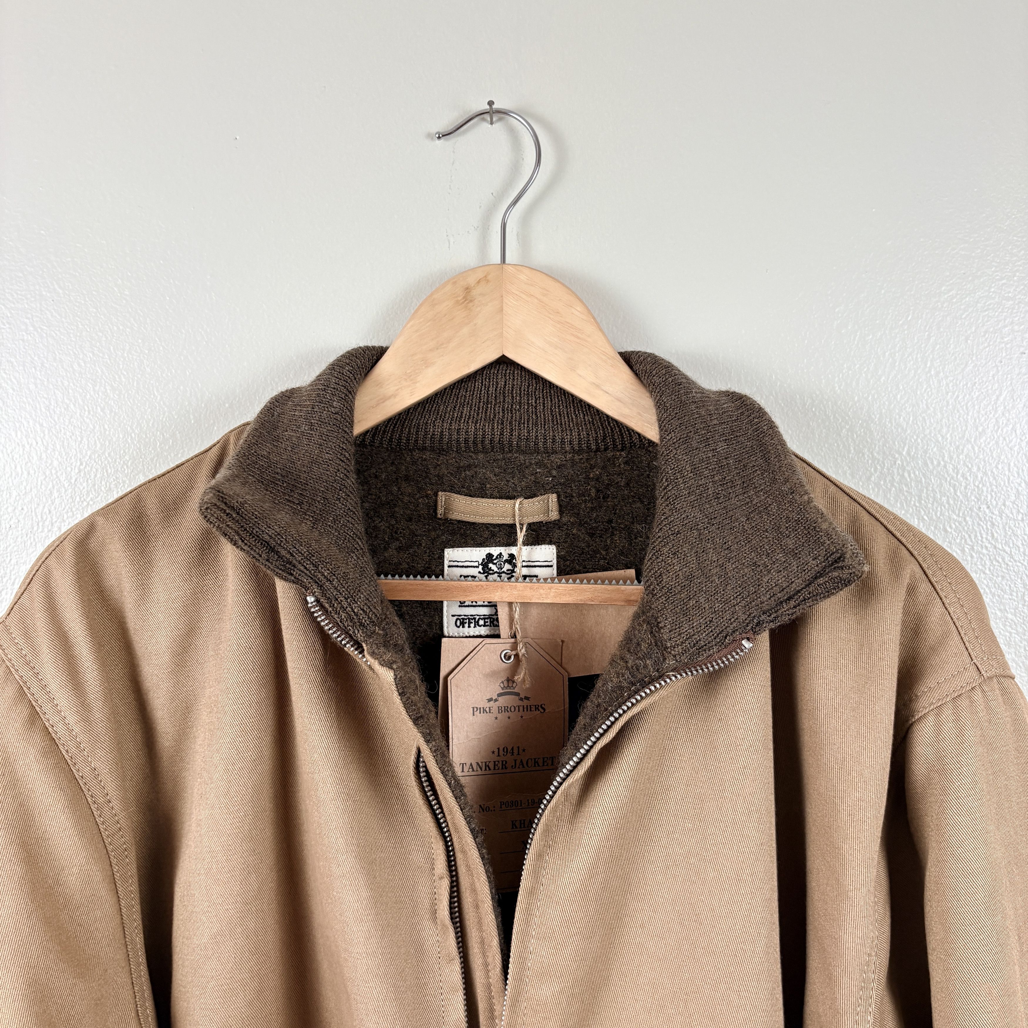 Pike Brothers Pike Brothers 1941 Tanker Jacket, Khaki NWT Size US XL / EU 56 / 4 - 6 Thumbnail
