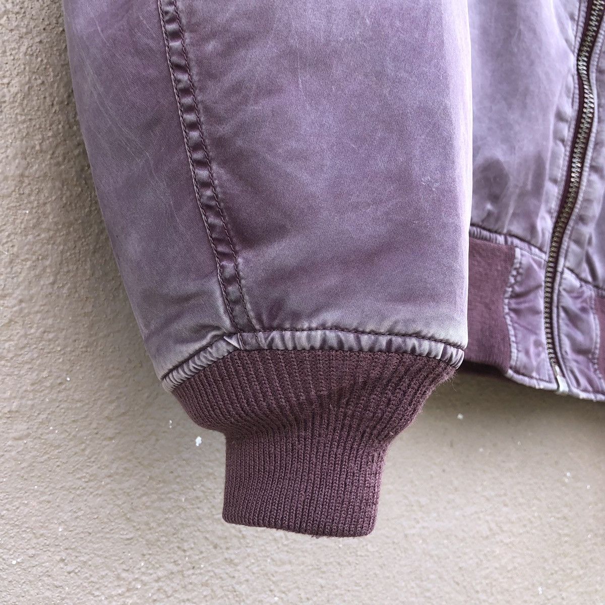 Vintage Vintage Sun Faded Ma-1 Bomber Jacket By Unique Size US M / EU 48-50 / 2 - 11 Thumbnail