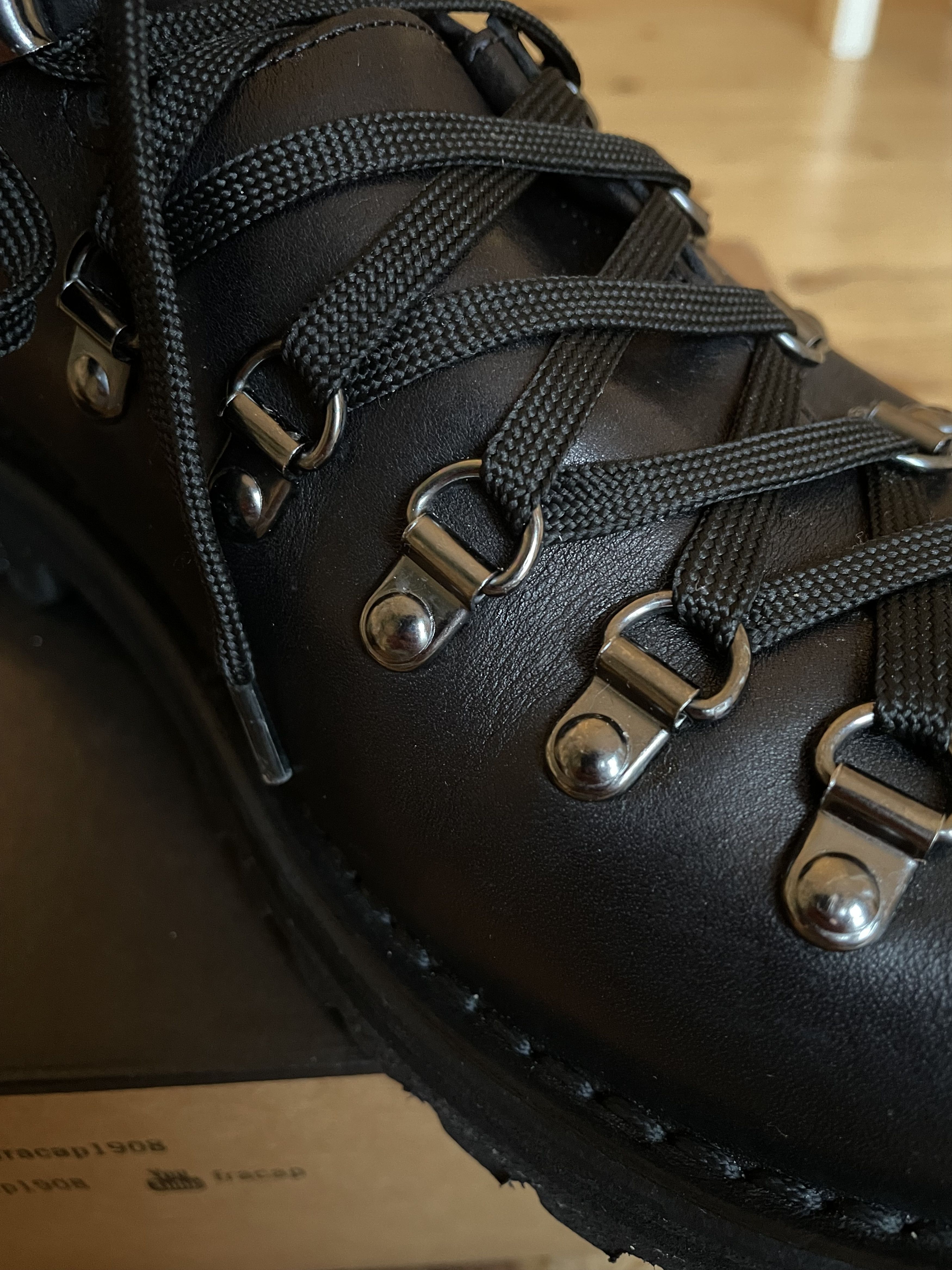 Fracap Fracap M120 Bold, black leather - size 43 (wide fit) Size US 10 / EU 43 - 7 Thumbnail