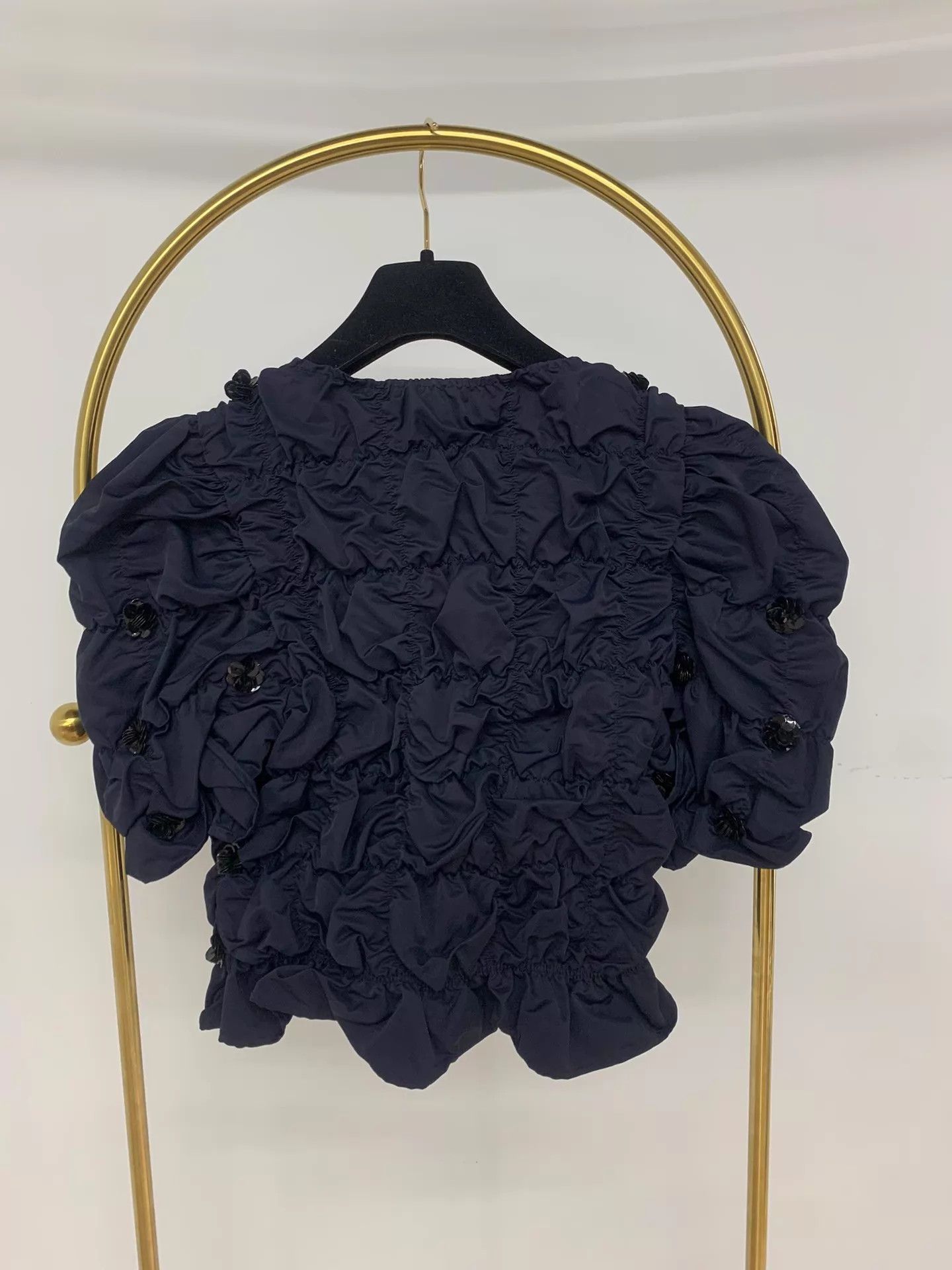 Other shushutong navy pleated sequin short set women's 10/8 new Size M / US 6-8 / IT 42-44 - 4 Thumbnail