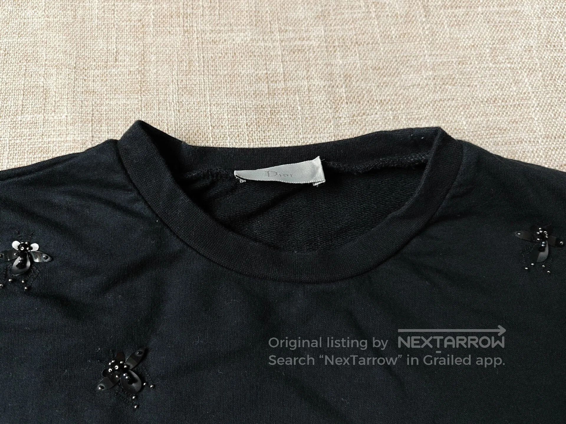 Dior Dior Men's Sequin Bee Short-Sleeve T-Shirt. Size US XXS / EU 40 - 3 Thumbnail