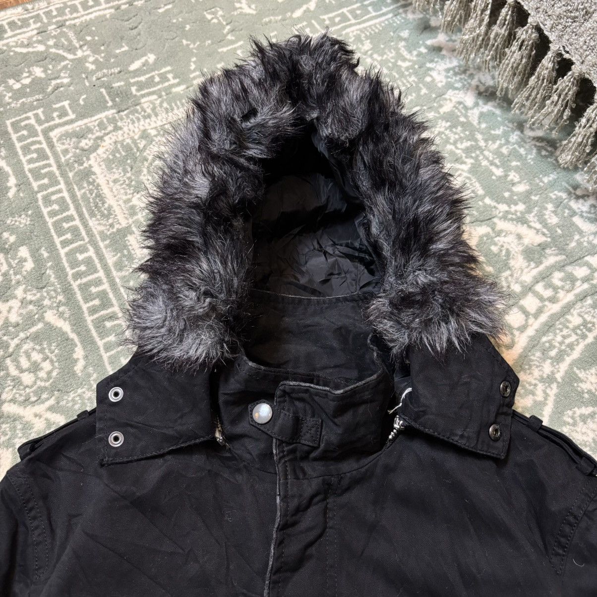 Comme Ca Ism × If Six Was Nine × Le Grande Bleu (L.G.B.) Comme ca ism Fur jacket IfSixWasNine LGB Style Size US L / EU 52-54 / 3 - 6 Thumbnail