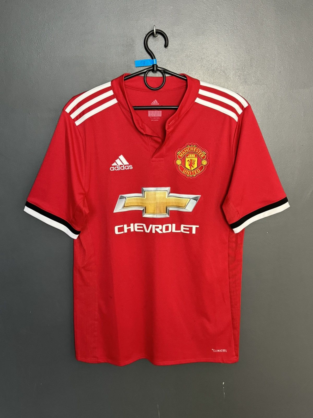 Adidas KIDS Manchester United 17/18 Home Lukaku Football Jersey Size US XS / EU 42 / 0 - 2 Thumbnail