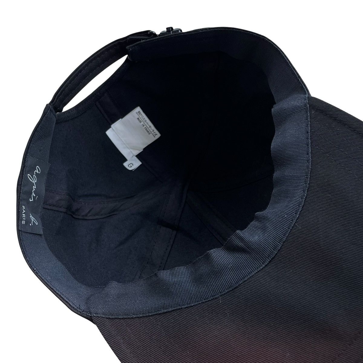 agnes b. Agnes B. Paris Classic Logo Soft Brim Adjustable Cap Size ONE SIZE - 4 Thumbnail