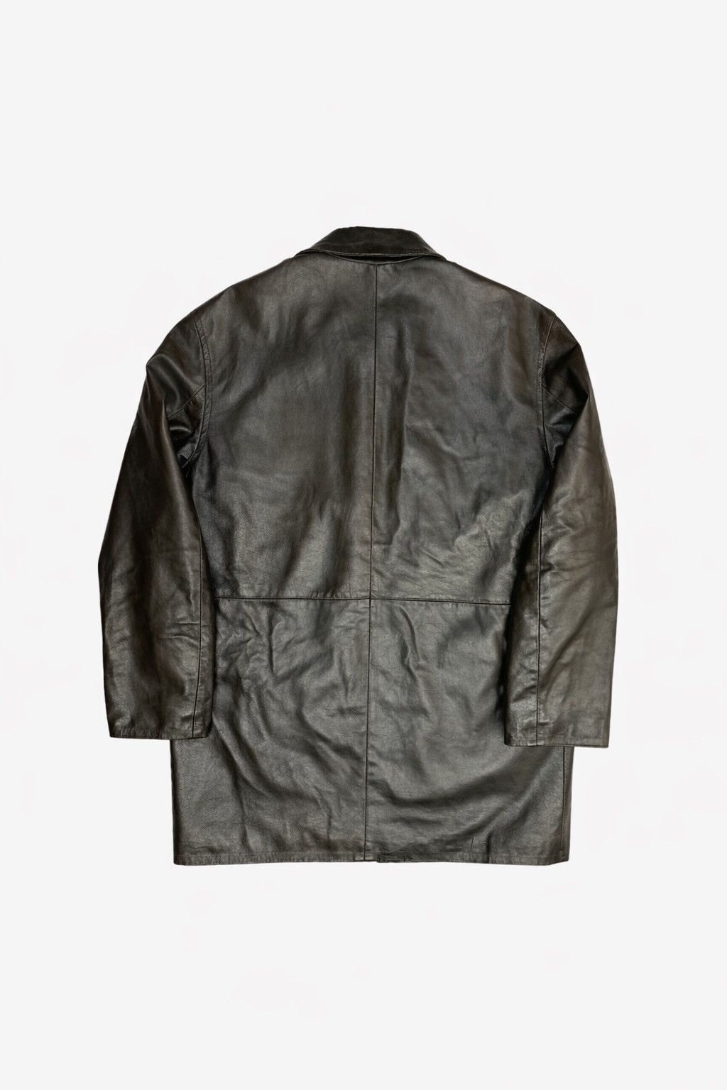 Vera Pelle Vera Pelle Green Leather Jacket Size US L / EU 52-54 / 3 - 7 Thumbnail