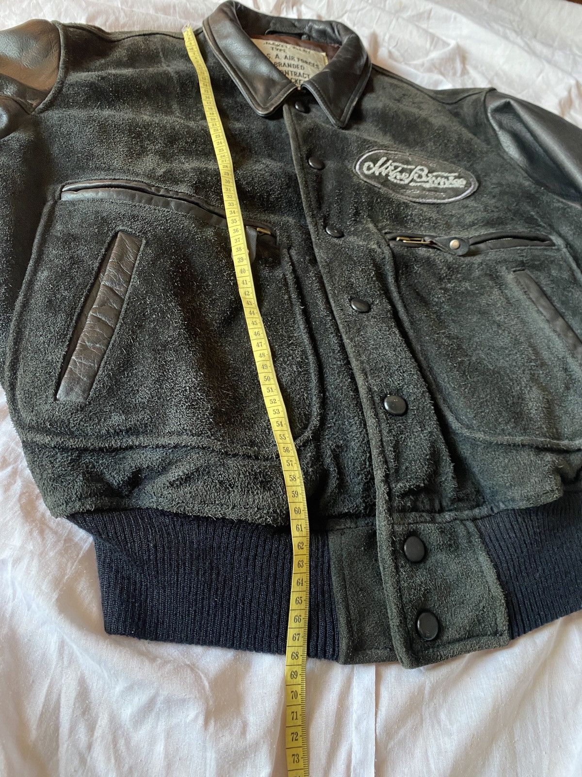 Vintage vintage mike birnies pilot leather jacket Size US L / EU 52-54 / 3 - 11 Thumbnail