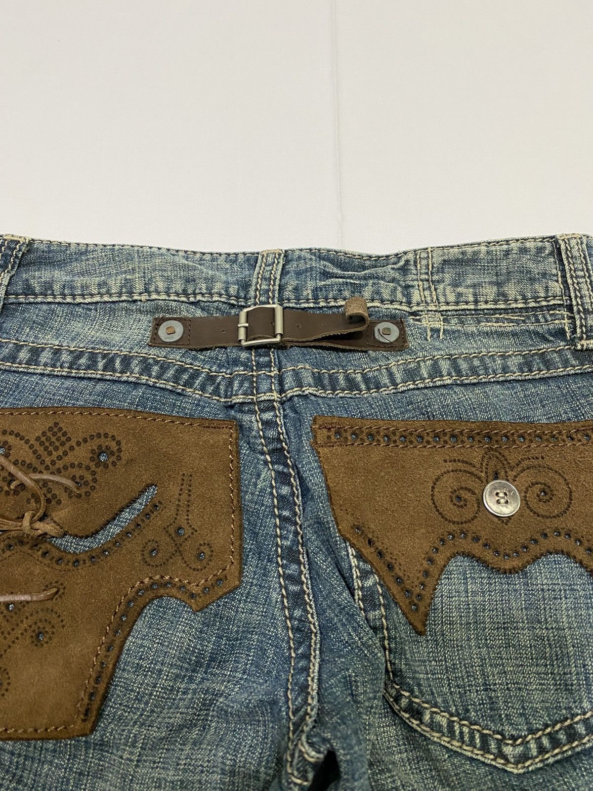 Marithe + Francois Girbaud Japanese brand X marithe francois girbaud flare cowboy jeans Size US 28 / EU 44 - 12 Thumbnail
