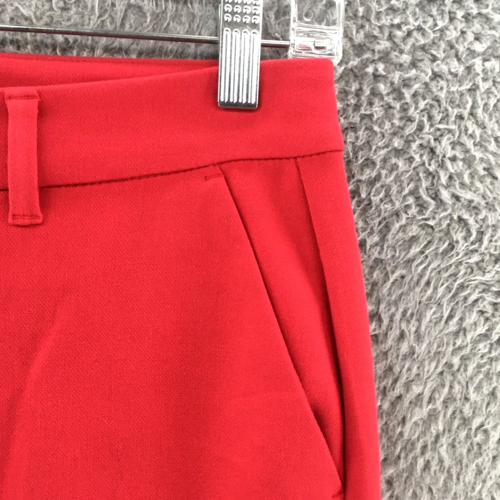Old Navy Old Navy Dress Pants Women 6 Red Mid Rise Flat Front Casual NEW Trouser Pants Regular Straight Pant Size 28" / US 6 / IT 42 - 3 Thumbnail