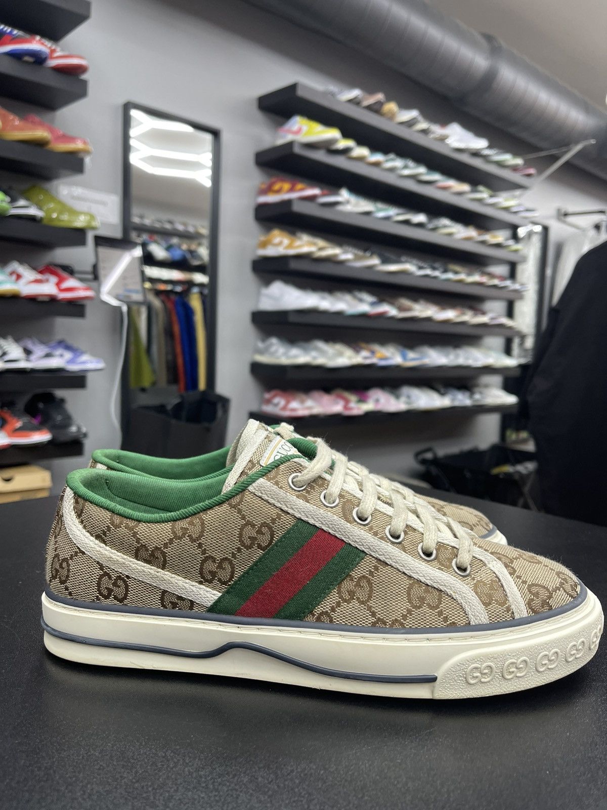 Gucci Size 38.5G/8.5 - Gucci Low Top Tennis 1977 Sneakers Size US 8.5 / IT 38.5 - 3 Thumbnail