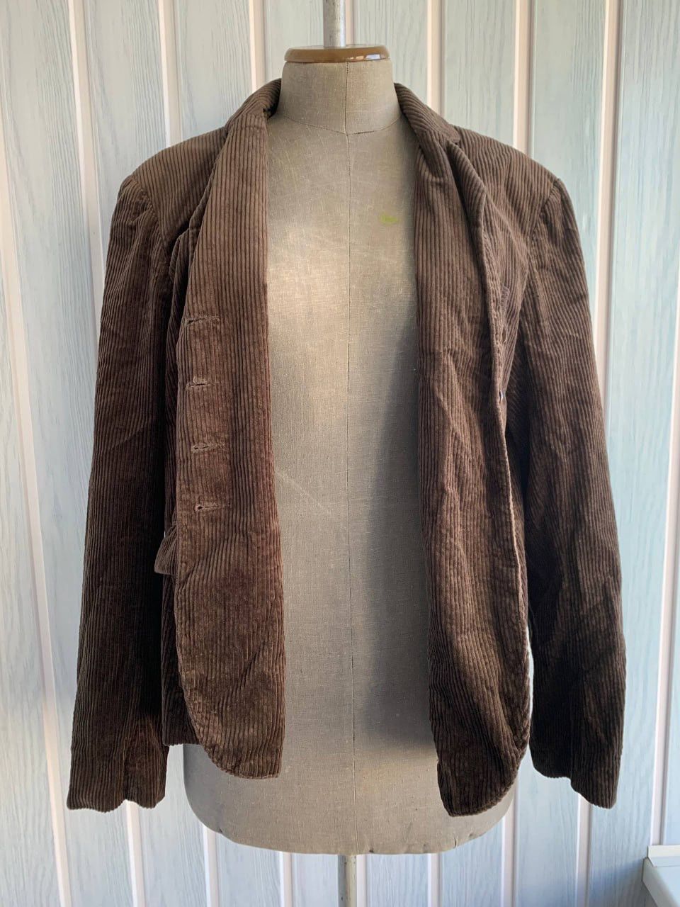 Other Toast Women`s Brown Cotton & Acetate Button Corduroy Jacket Size M / US 6-8 / IT 42-44 - 5 Thumbnail