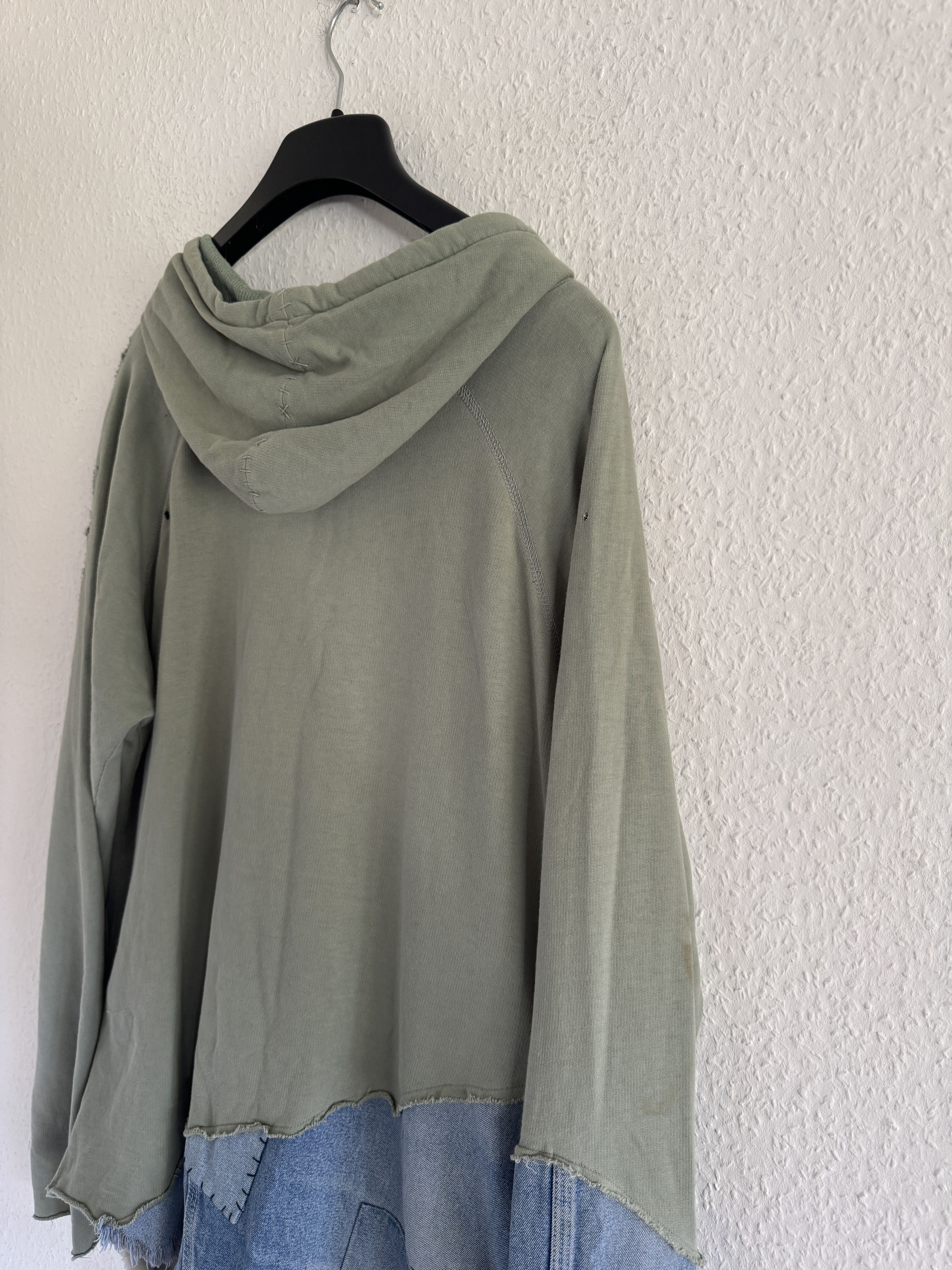 Greg Lauren Distressed Patchwork Hoodie Size US XL / EU 56 / 4 - 20 Thumbnail