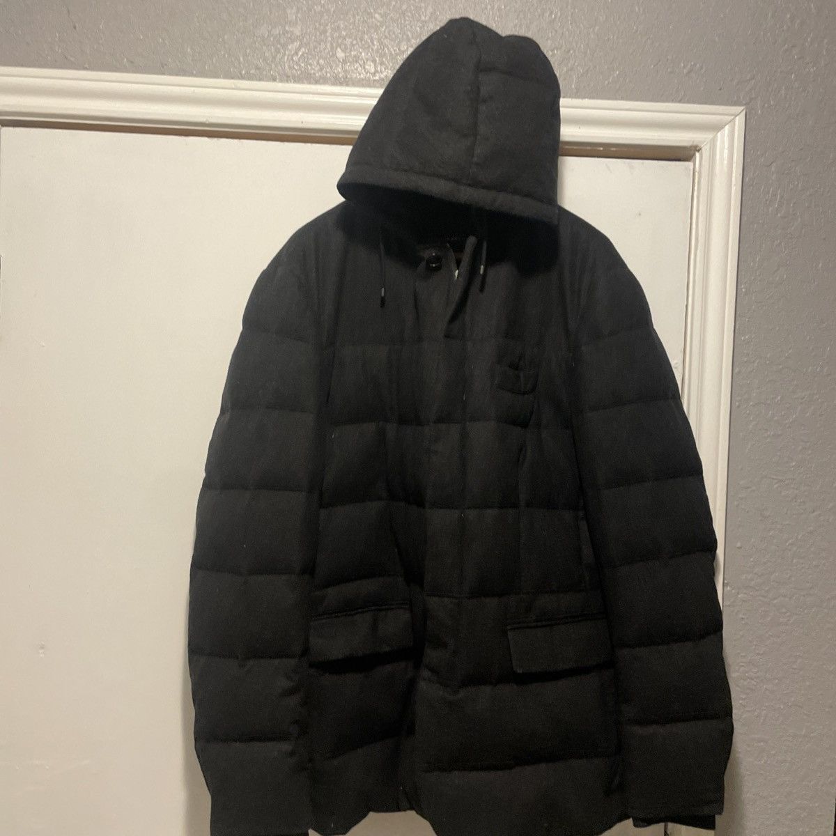 Polo Ralph Lauren × Ralph Lauren × Ralph Lauren Black Label Ralph Lauren RL Black Label Wool Down Jacket Hooded Size XL Size US XL / EU 56 / 4 - 7 Thumbnail