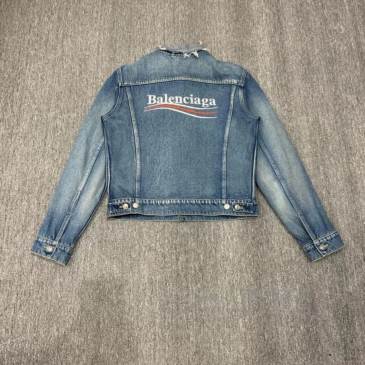 Balenciaga Balenciaga Coke Embroidery Denim Jacket. Size US M / EU 48-50 / 2 - 2 Thumbnail