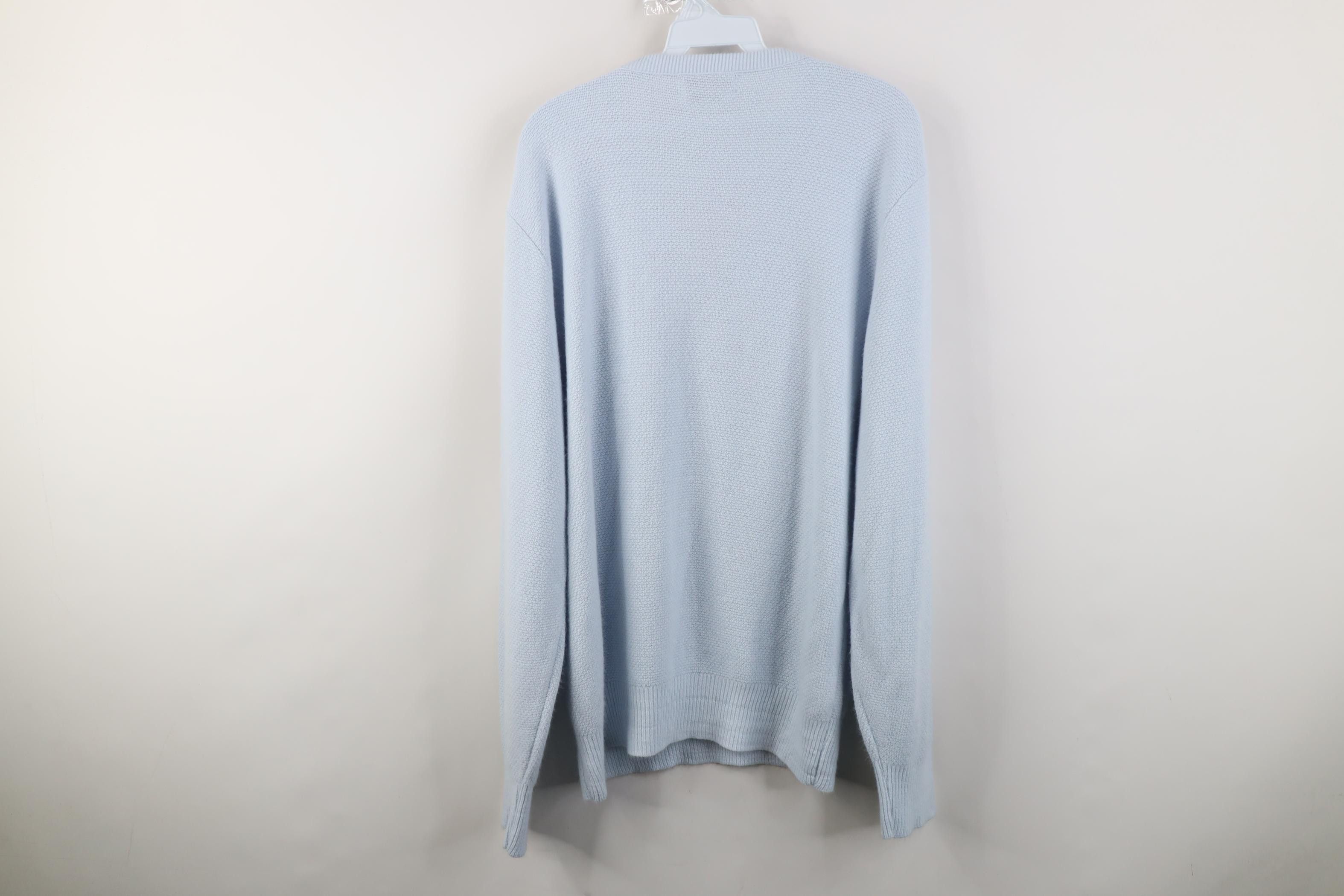 Christian Dior Monsieur Vintage 90s Christian Dior Thermal Sweater Carolina Blue USA Size US XL / EU 56 / 4 - 9 Thumbnail