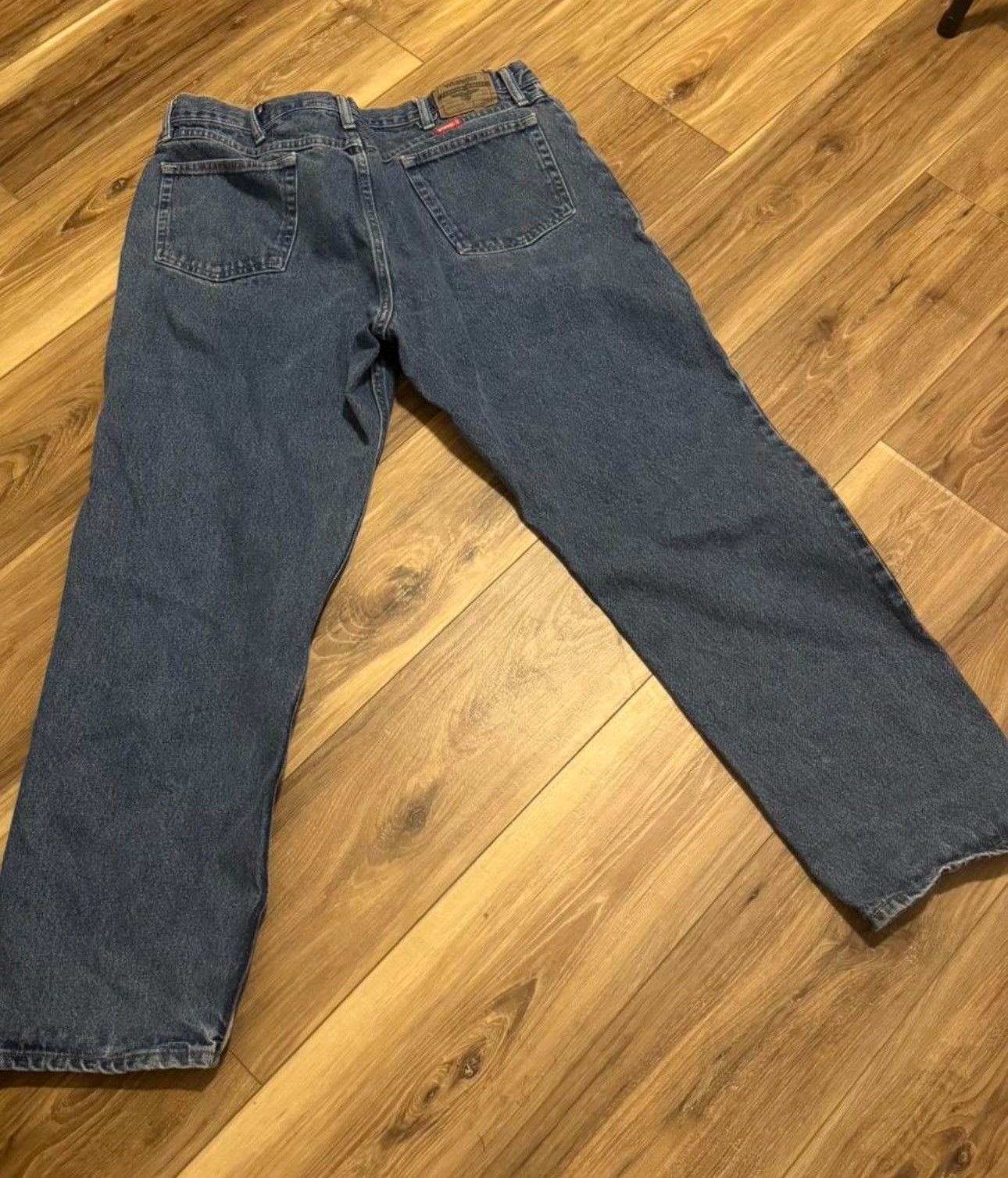 Vintage × Wrangler Wrangler Baggy Denim Jeans Size US 38 / EU 54 - 2 Thumbnail