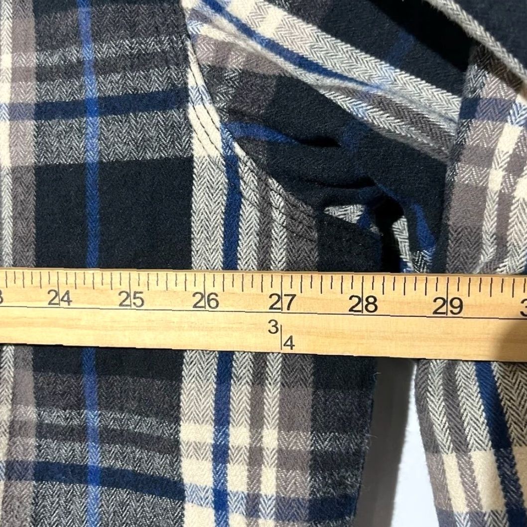 Vintage Five Brother Mens 2XL Quilted Lined Flannel Shirt Jacket Blue Plaid Workwear Size US XXL / EU 58 / 5 - 8 Thumbnail