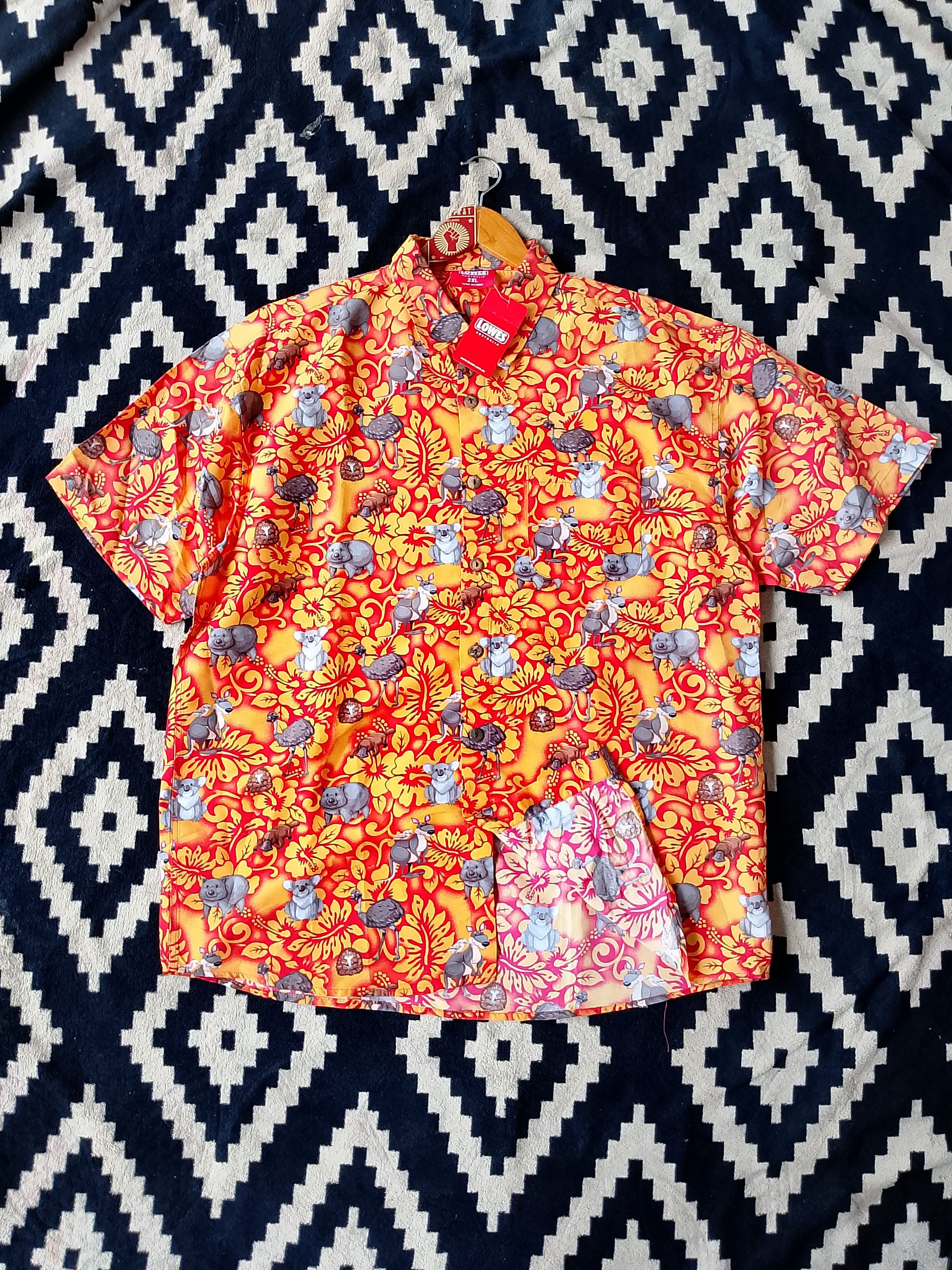 The Australian Outback Collection Lowes Australia Archival Outback Fauna All-Over Print Shirt Size US XXL / EU 58 / 5 - 2 Thumbnail