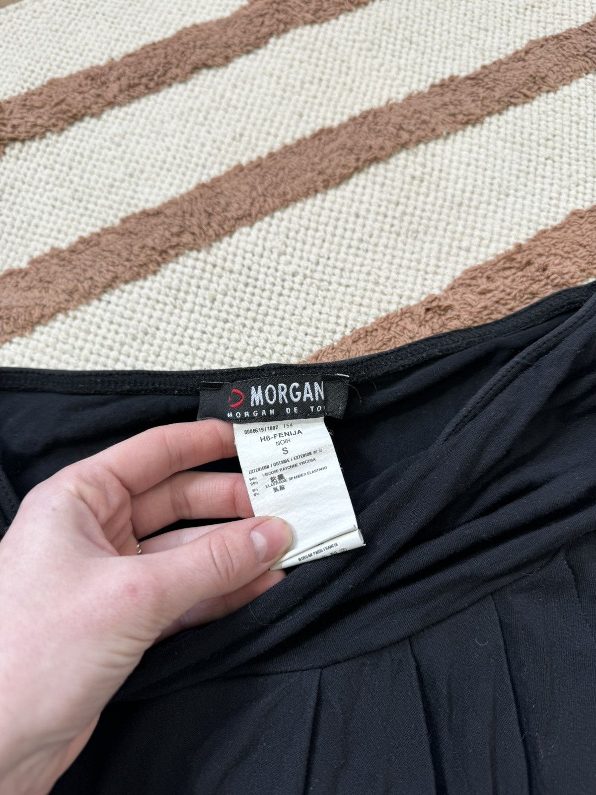 Morgan De Toi VINTAGE MORGAN DE TOI FRANCE MINI SKIRT x LEGGINGS Size 26" / US 2 / IT 38 - 5 Thumbnail