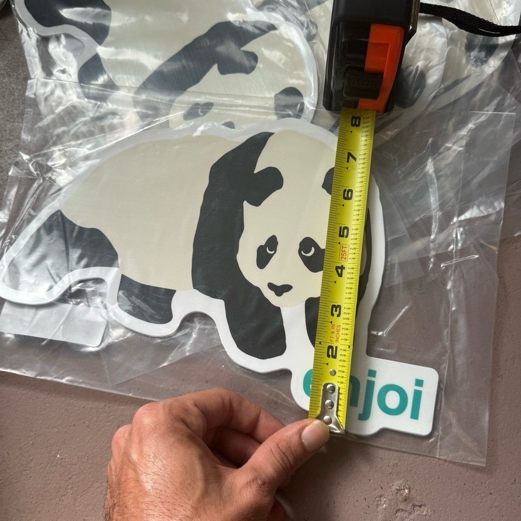 Enjoi Vintage Enjoi Skateboards Panda Big Decal Sticker Vinyl 12X8 Size ONE SIZE - 3 Thumbnail