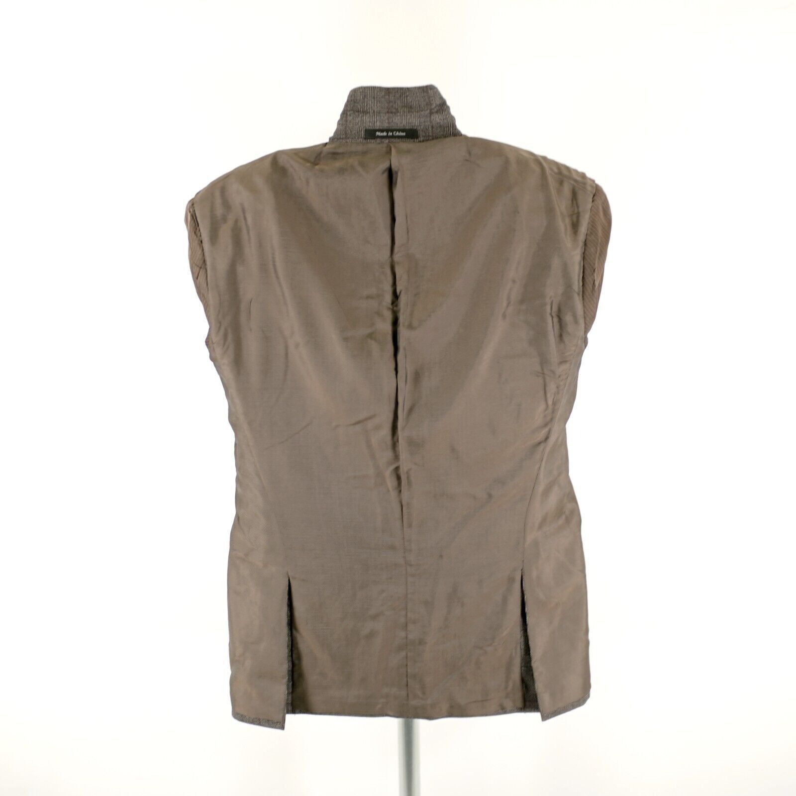 Michael Kors Michael Kors Wool Brown Glen Plaid Windowpane 2 Button Sport Size 40L - 15 Thumbnail