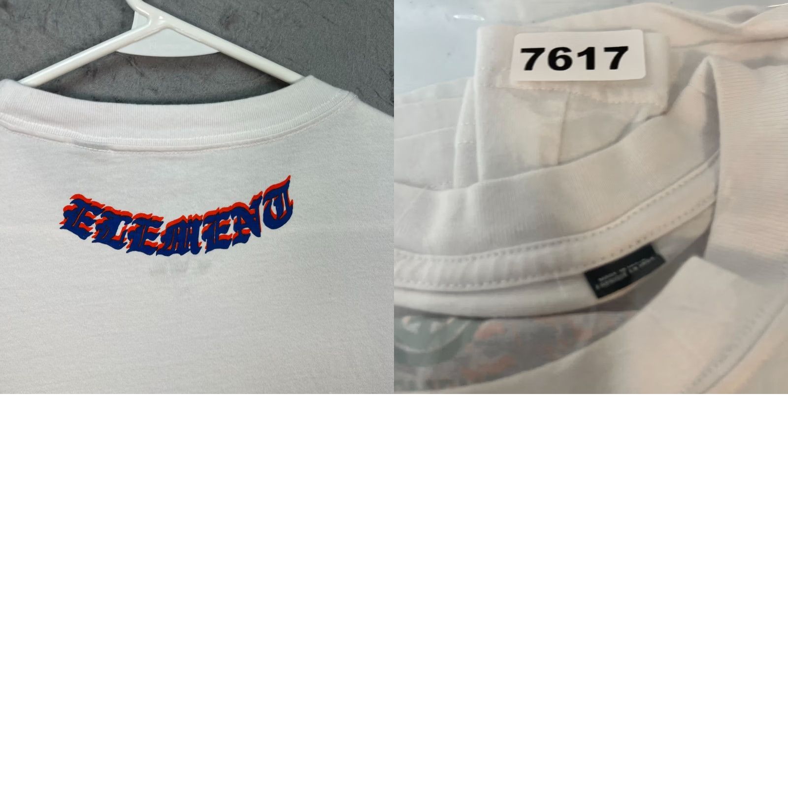 Element Element T-Shirt White Graphic Print Cobra Butterfly Art Mens XL Regular Size US XL / EU 56 / 4 - 8 Thumbnail