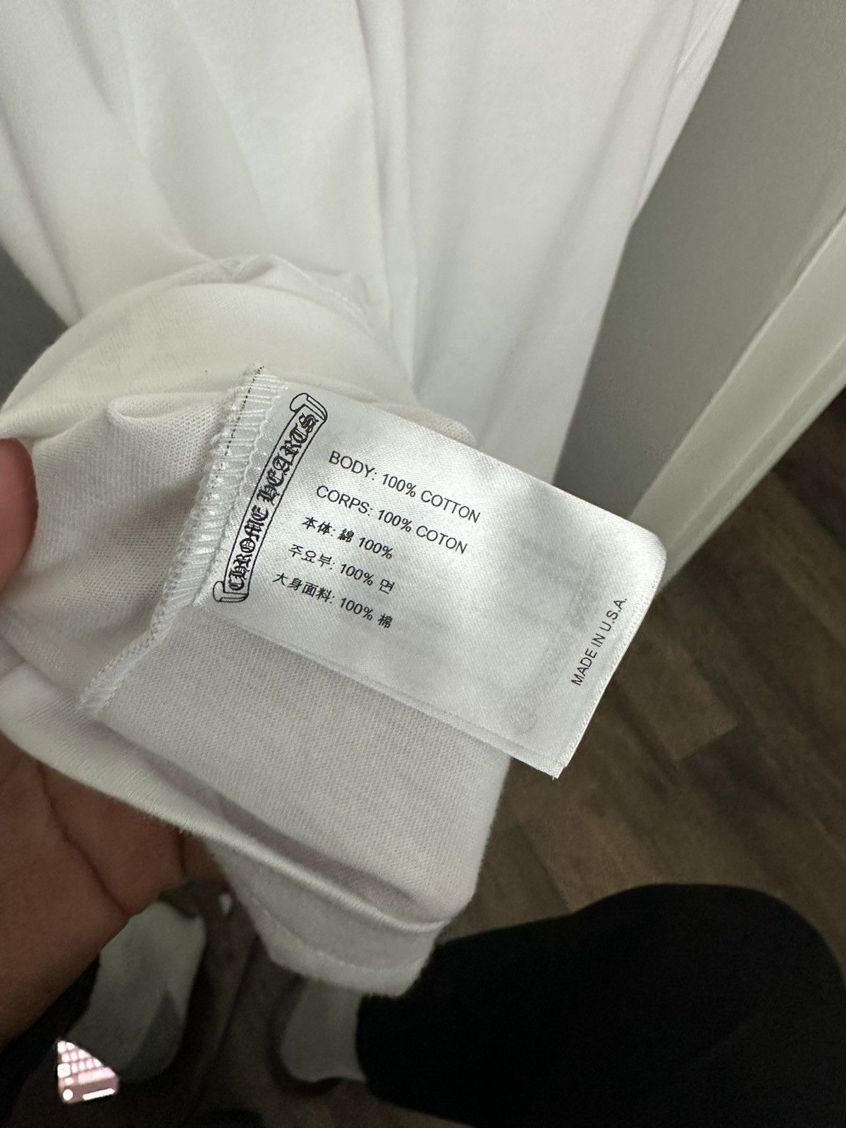 Chrome Hearts Brand New Chrome Hearts USA Pocket Tee Size US L / EU 52-54 / 3 - 3 Thumbnail