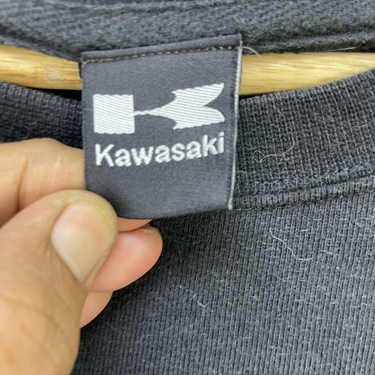 Vintage 💥Kawasaki Monster Energy Pull Over Sweatshirt Size US XL / EU 56 / 4 - 8 Thumbnail