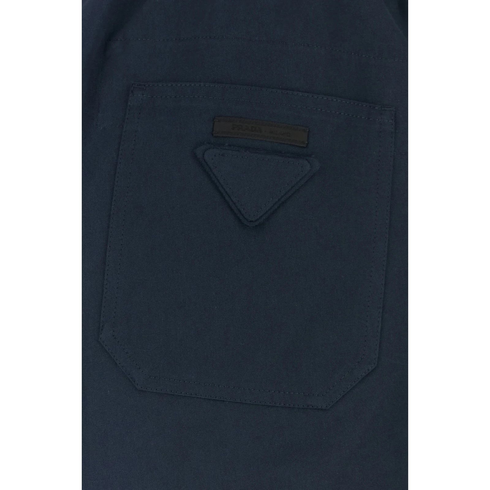 Prada PRADA Navy Blue Cotton Pants New & Authentic (Men's size:US Size US 32 / EU 48 - 3 Thumbnail