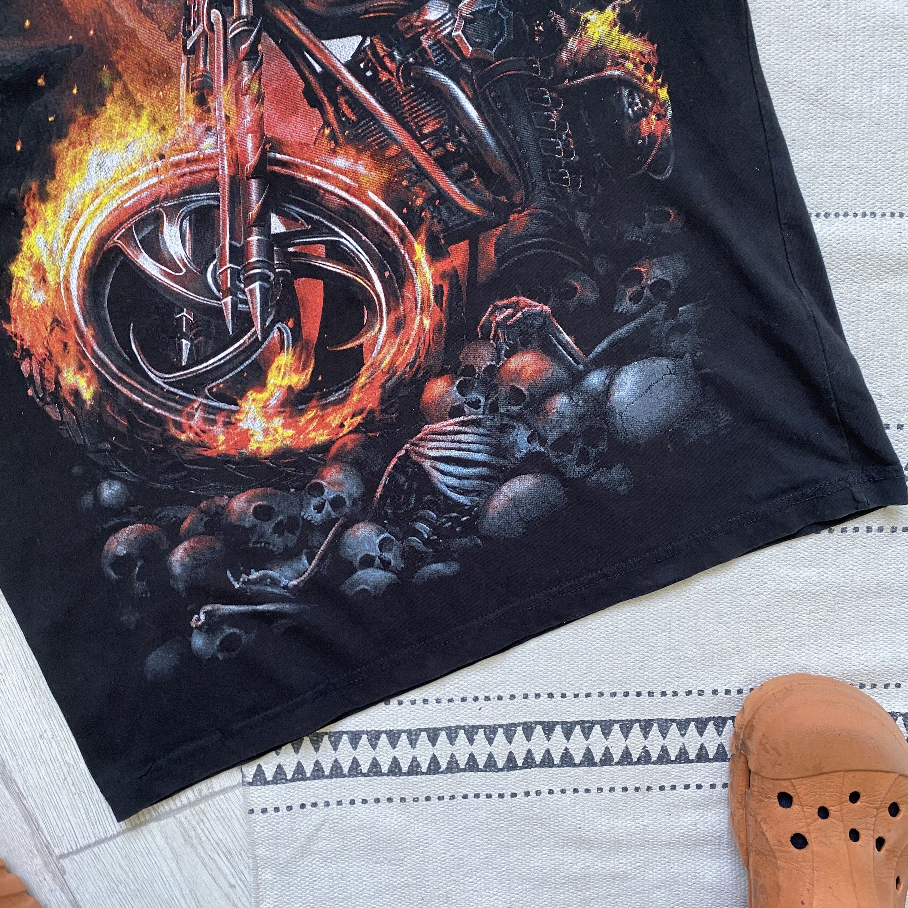 Harley Davidson 💀 Vintage Horror Skeleton Biker tee Harley Davidson vibe Size US M / EU 48-50 / 2 - 4 Thumbnail