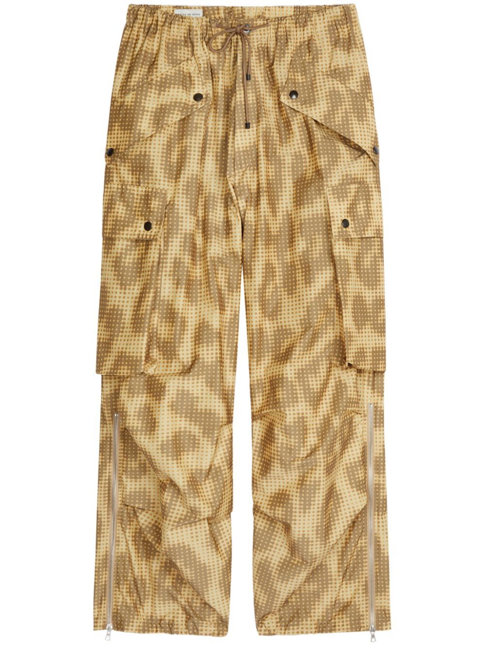 Dries Van Noten o1s22i1n1124 Lia Cargo Pant in Beige Size US 32 / EU 48 - 1 Thumbnail