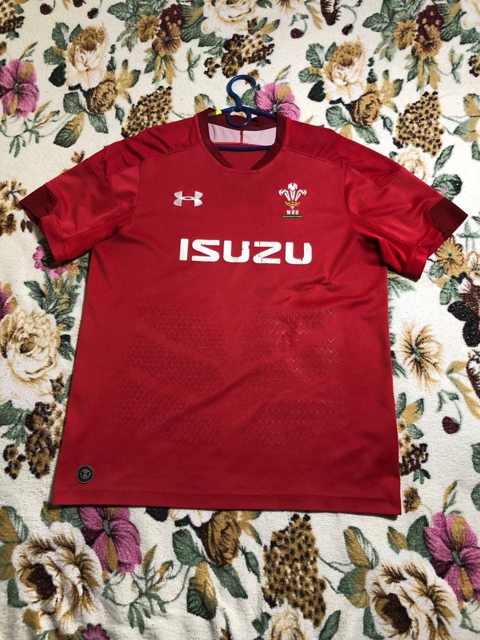 Under Armour Wales Rugby Home Shirt Jersey Under Armour Size US L / EU 52-54 / 3 - 1 Thumbnail