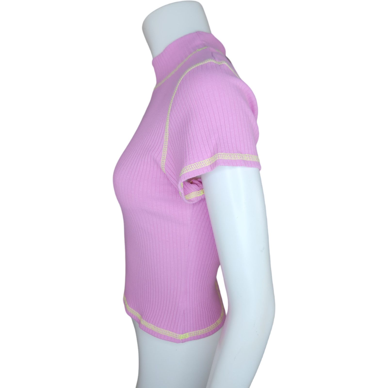 Daydreamer Daydreamer Short Sleeve Mockneck Baby Tee Lilac Bloom Med Size M / US 6-8 / IT 42-44 - 4 Thumbnail