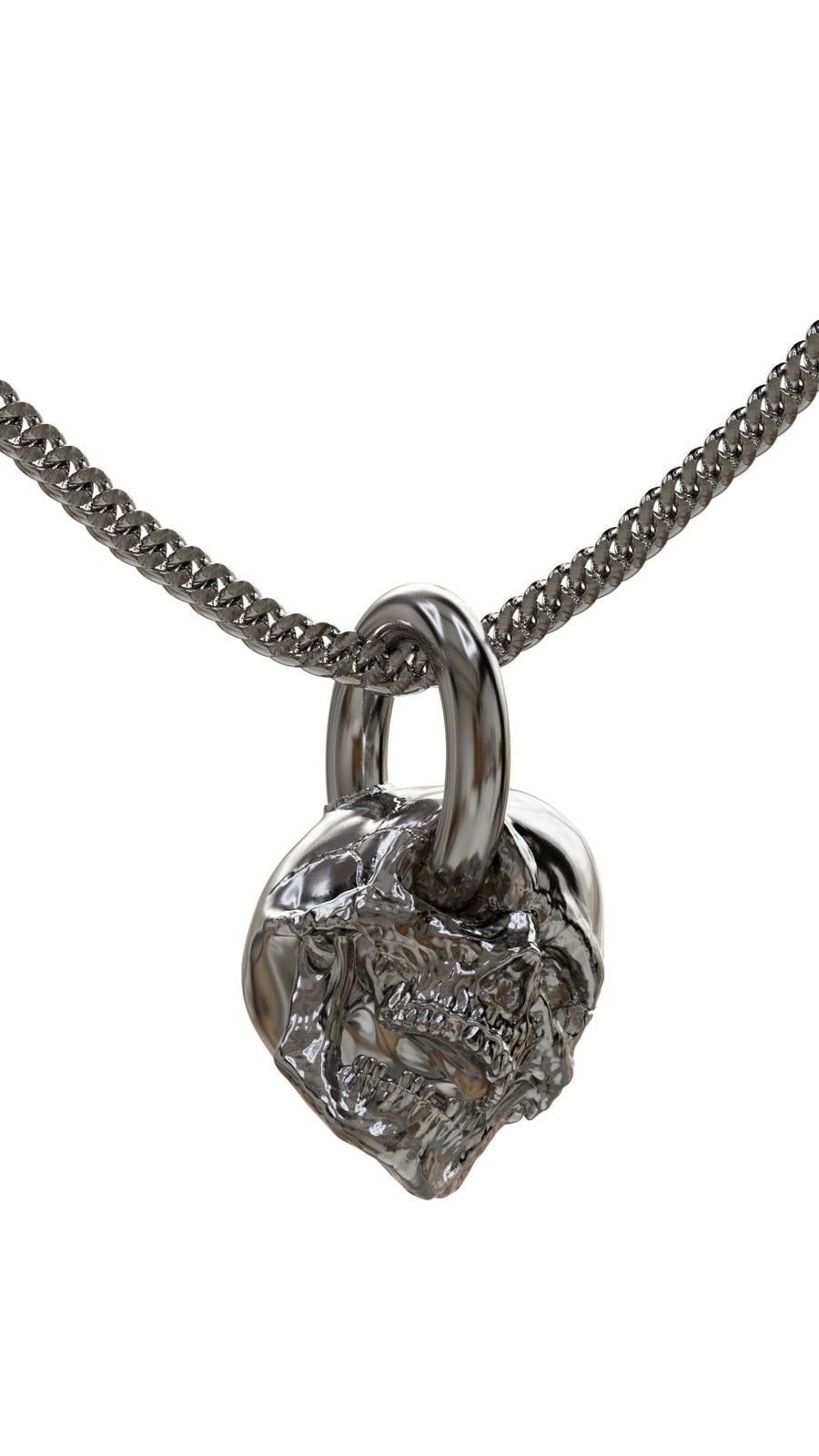 Vintage 925 silver skull necklace Size ONE SIZE - 1 Preview